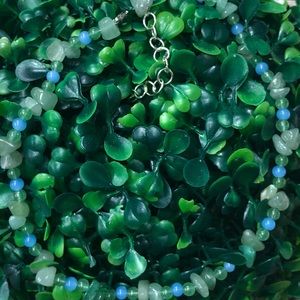 handmade artisan sea glass necklace/choker